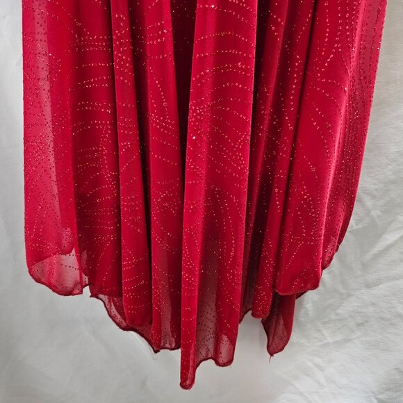 Ladies “Jessica” Stylish Red Cocktail Evening Dress – Size 10P. - Picture 4 of 6